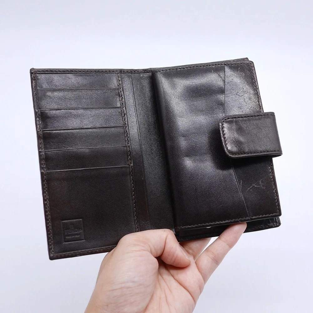 🍓FENDI Zucca Compact Wallet